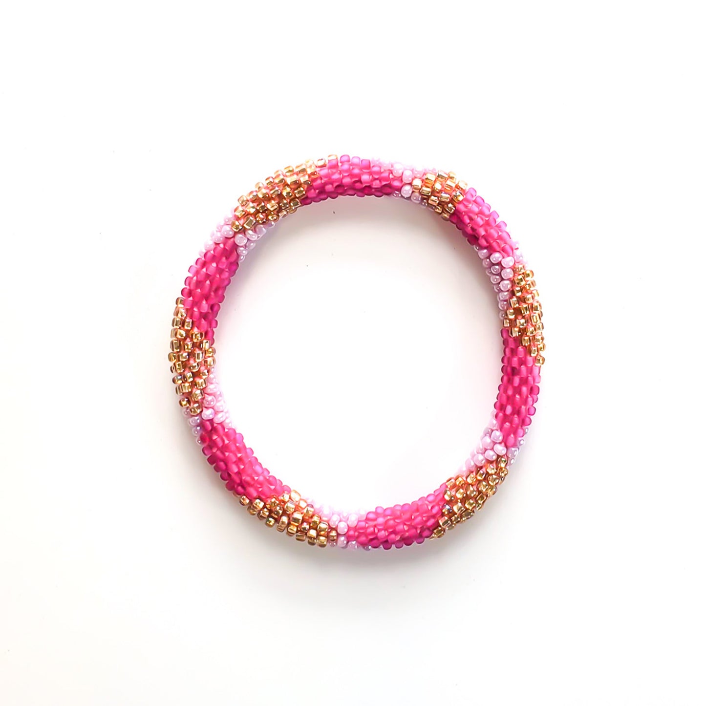 Roll-On Bracelet - Sari (Pink & Purple)