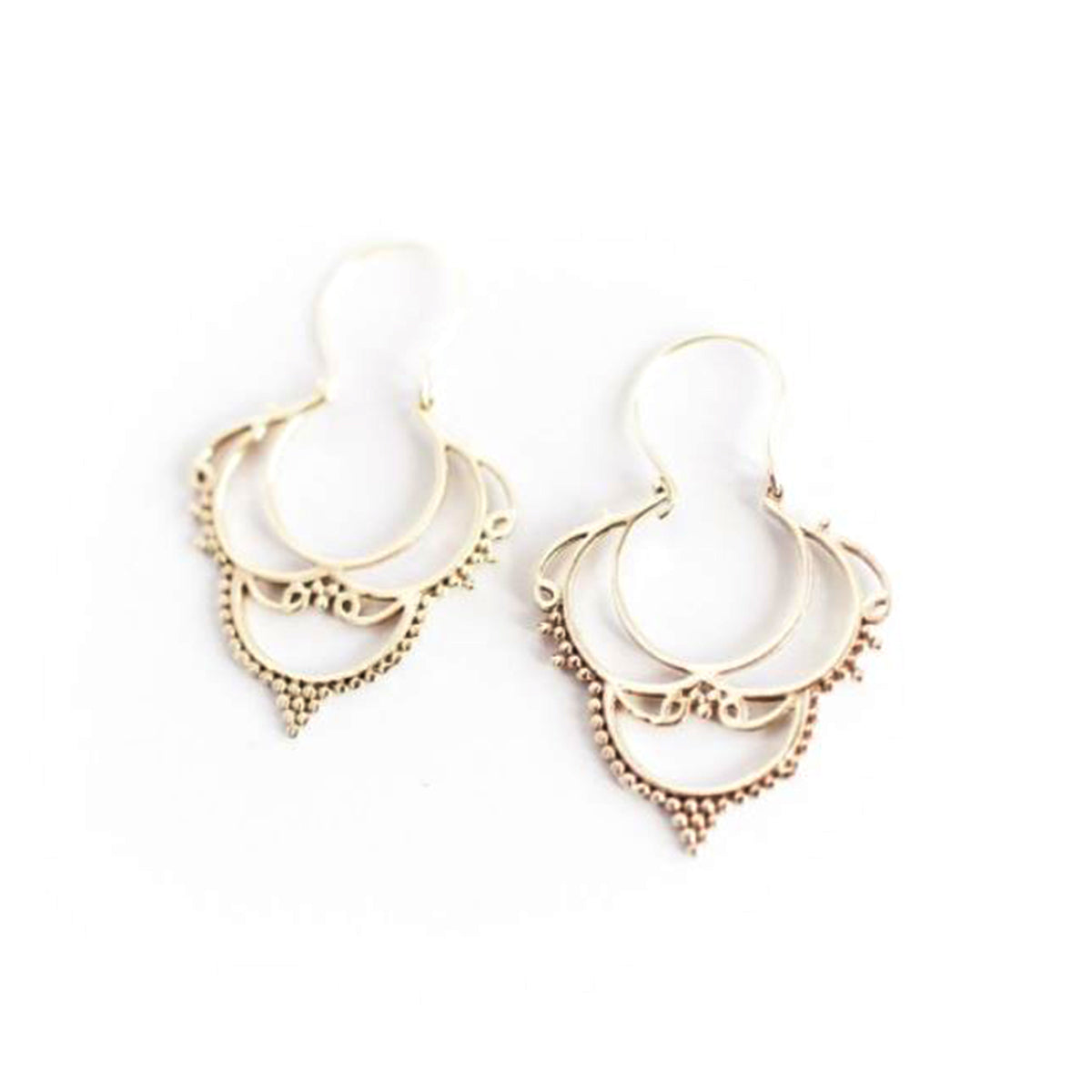 Gold-Plated Chateau Earrings