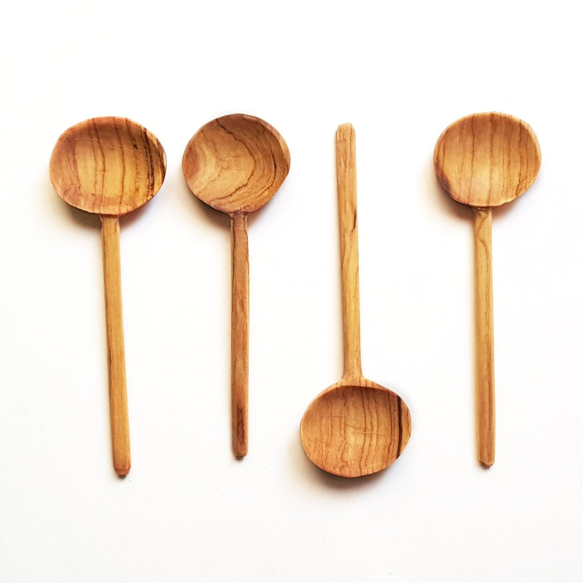 Olive Wood Coffee Spoon - Set of 2